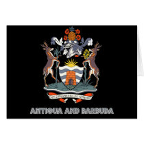 Antiguan Emblem Greeting Card