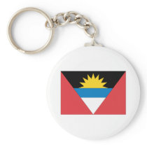 Antiguan Flag Key Chain