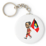 Antiguan Girl Key Chains