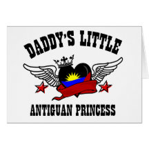 Antiguan Princess Greeting Cards