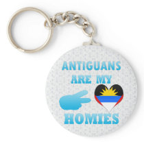 Antiguans are my Homies Key Chain