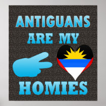 Antiguans are my Homies Posters