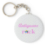Antiguans Rock - Cute Pink Key Chain