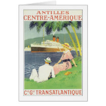 Antilles Centre-Amerique Greeting Card