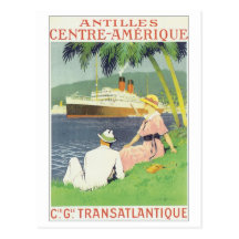 Antilles Centre-Amerique Postcard