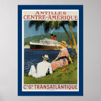 Antilles Centre Amerique Poster