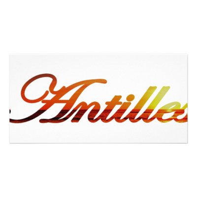 Antilles Customized Photo Card by bartstshirts