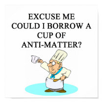 antimatter physics joke posters