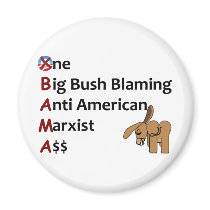 AntiObama Fridge Magnet