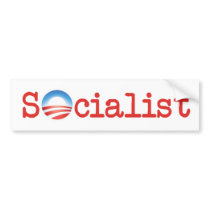 AntiObama Obama is a Socialist bumper stickers by BoogieMonst AntiObama Obama is a Socialist bumper stickers