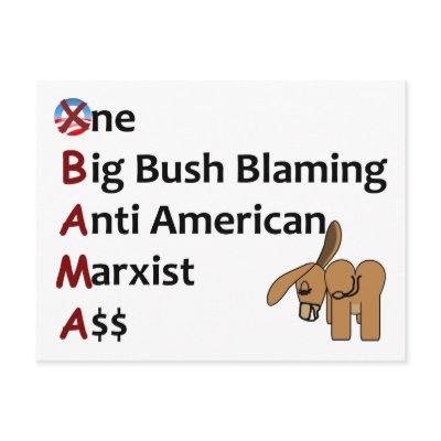 AntiObama Postcards by ConservativesUnited
