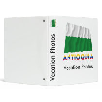Antioquia Waving Flag with Name Vinyl Binders