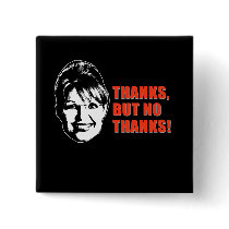 ANTIPALIN FACE THANKS BUT NO THANKS PIN