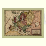 Antiquarian 1721 Map of Europe by Herman Moll cards