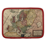 Antiquarian 1721 Map of Europe by Herman Moll Folio Planner
