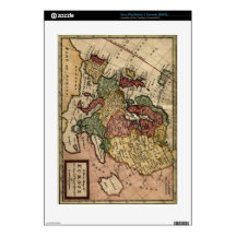 Antiquarian 1721 Map of Europe by Herman Moll Skins For PS3 Console