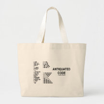 Antiquated Code (International Morse Code) Tote Bag