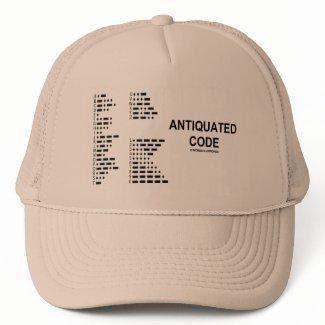 Antiquated Code (International Morse Code) hat