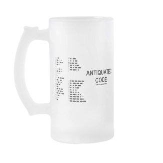 Antiquated Code (International Morse Code) mug