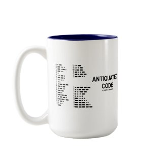 Antiquated Code (International Morse Code) mug