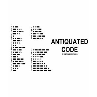 Antiquated Code (International Morse Code) shirt