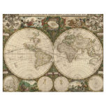 Antique 1660 World Map by Frederick de Wit Flyer