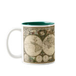 Antique 1660 World Map by Frederick de Wit Mug