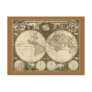 Antique 1660 World Map by Frederick de Wit Postcards