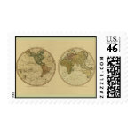 Antique 1786 World Map by William Faden Postage