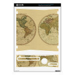 Antique 1786 World Map by William Faden Xbox 360 S Decal