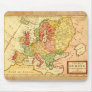 Antique 17th Century Herman Moll Map of Europe Mousepads