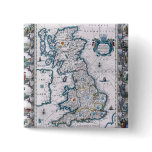 Antique 17th Century Map Buttons