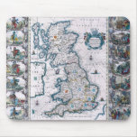 Antique 17th Century Map Mousepad
