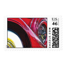 Antique 1928 Packard Automobile Postage Stamps