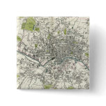 Antique 19th Century Map of Leeds Buttons