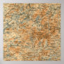 Antique Adirondacks Map Poster