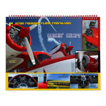 Antique Aircraft Engines Huge 2014 Calendar