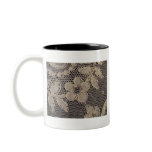 Antique Alencon Lace Coffee Mugs Antique Alencon Lace Coffee Mugs