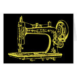Antique Altered Light Design Sewing Machine Cards