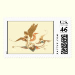 Antique Angel Print stamps