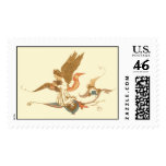 Antique Angel Print postage