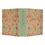 Antique Art Nouveau Eels CUSTOMIZABLE TEXT 3 Ring Binders