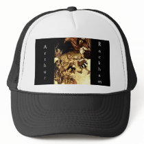 Antique Arthur Rackham warlocks goblins witches Trucker Hat