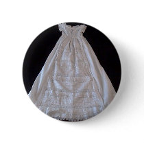 Antique Ayrshire Lace Chrstening gown Pin