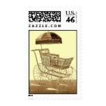 Antique Baby Carriage ~ Vintage Advertising ~ 1891 Postage
