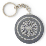 Antique Battenburg Lace Key Chain Antique Battenburg Lace Key Chain