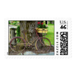 Antique Bicycle Flower Planter postage