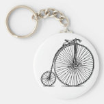 antique bicycle vintage key chain
