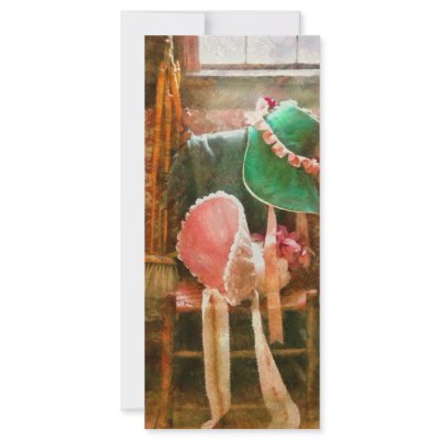 Antique - Bonnets Custom Rack Cards by suburbanscenes