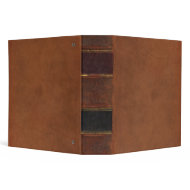 Antique book / Old book / Leather bound brown binder